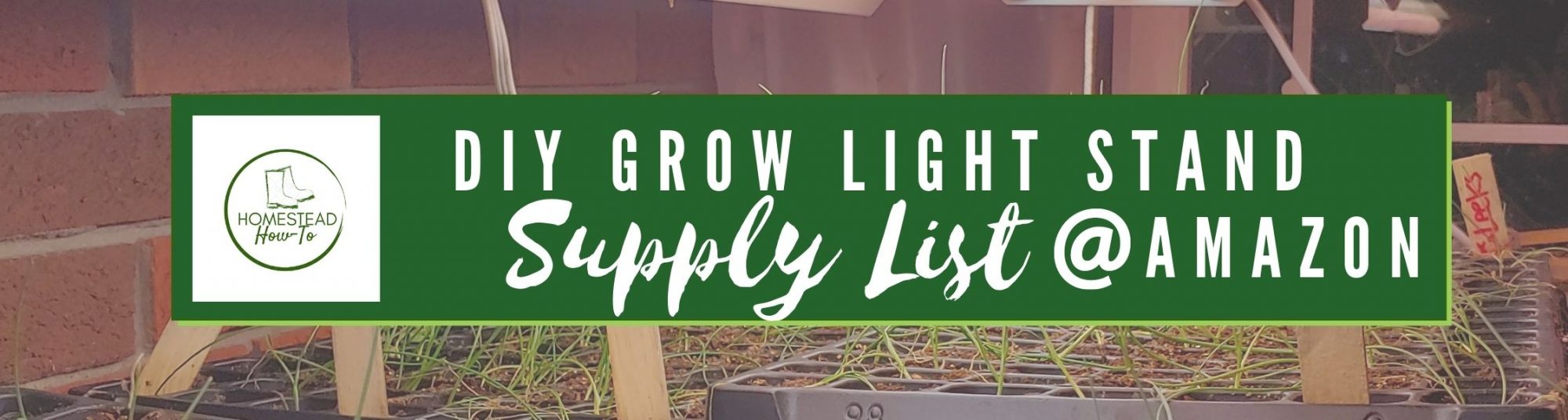 Grow Light Stand Shopping LIst scaled