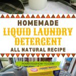 Homemade Liquid Laundry Detergent - All Natural Recipe