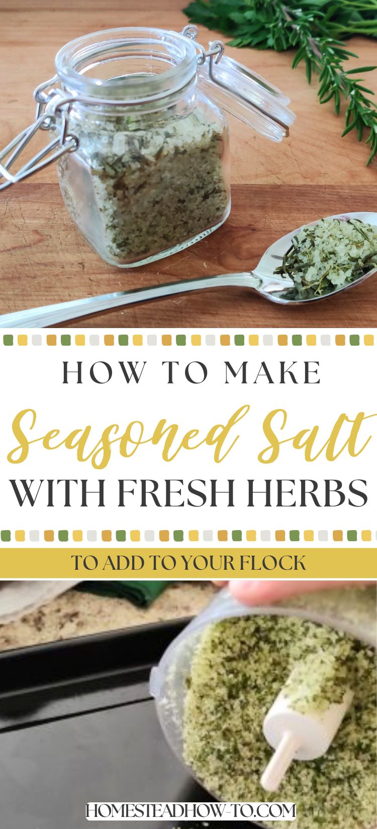 How To Make Seasoned Salt With Fresh Herbs