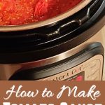 How to Make Tomato Sauce in an Instant Pot or Slow Cooker Pin