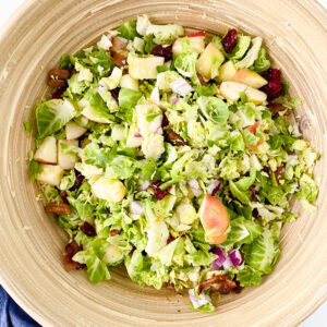 Brussels Sprout Salad With Maple Vinaigrette 9 brussels sprout salad