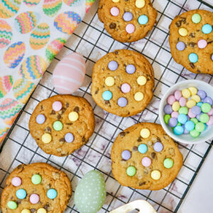 Homemade Easter Chocolate Chip Cookies 7 easter m&m cookies