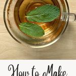 how to make the best fresh mint tea