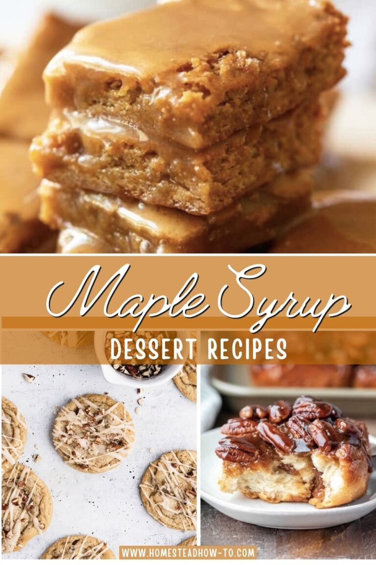 17 Maple Syrup Dessert Recipes