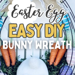 Easy DIY Easter Egg Bunny Wreath