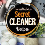 Homesteader’s Secret Cleaner Recipes