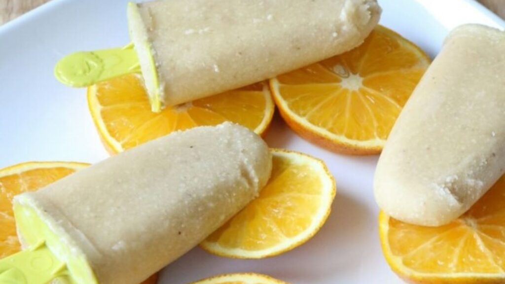 21 Delightful Homemade Popsicle Recipes 20 Orange Banana Cashew Milk Popsicles are rich, creamy, and bursting with tropical fruit flavor! An easy, high protein and dairy free dessert.