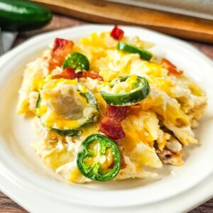Homemade Jalapeno Popper Chicken Casserole 9 Jalapeno Popper Chicken Casserole Set 4 - 5
