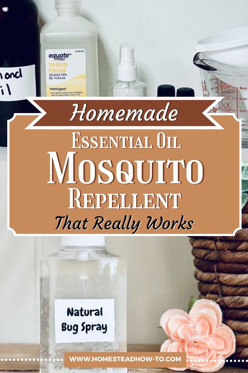 Homemade All Natural Bug Spray For Mosquitoes And Ticks