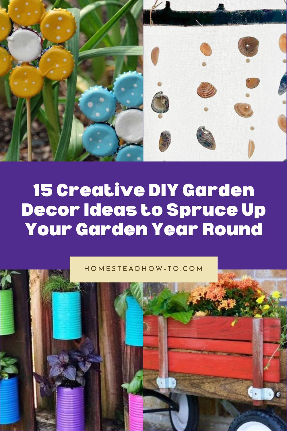 15 Creative DIY Garden Decor Ideas To Spruce Up Your Garden Year Round