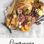 Cornucopia charcuterie board Pin