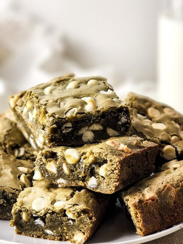 Homemade Matcha Brownies
