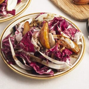 Radicchio Salad with Caramelized Pears 10 Radicchio Caramelized Pear Salad 2800 052 edited scaled
