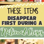 These Items Disappear First During A National Crisis