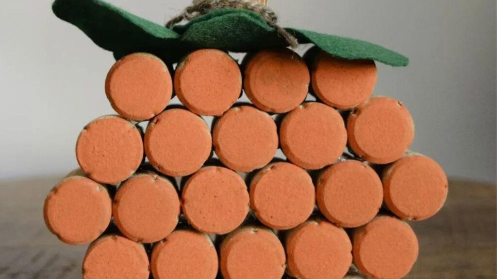 19 DIY Wine Cork Crafts You’ll Actually Find Useful 16 Wine Cork Pumpkin
