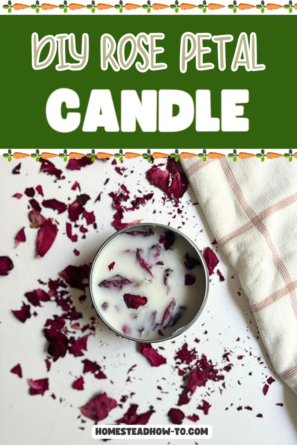 Step-by-Step Guide To Making Rose Petal Candles At Home