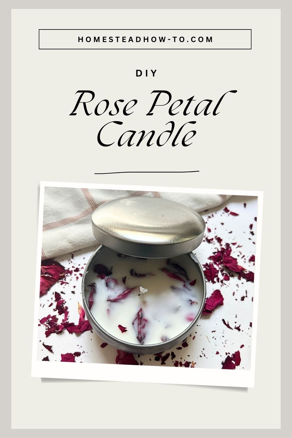 Step-by-Step Guide To Making Rose Petal Candles At Home