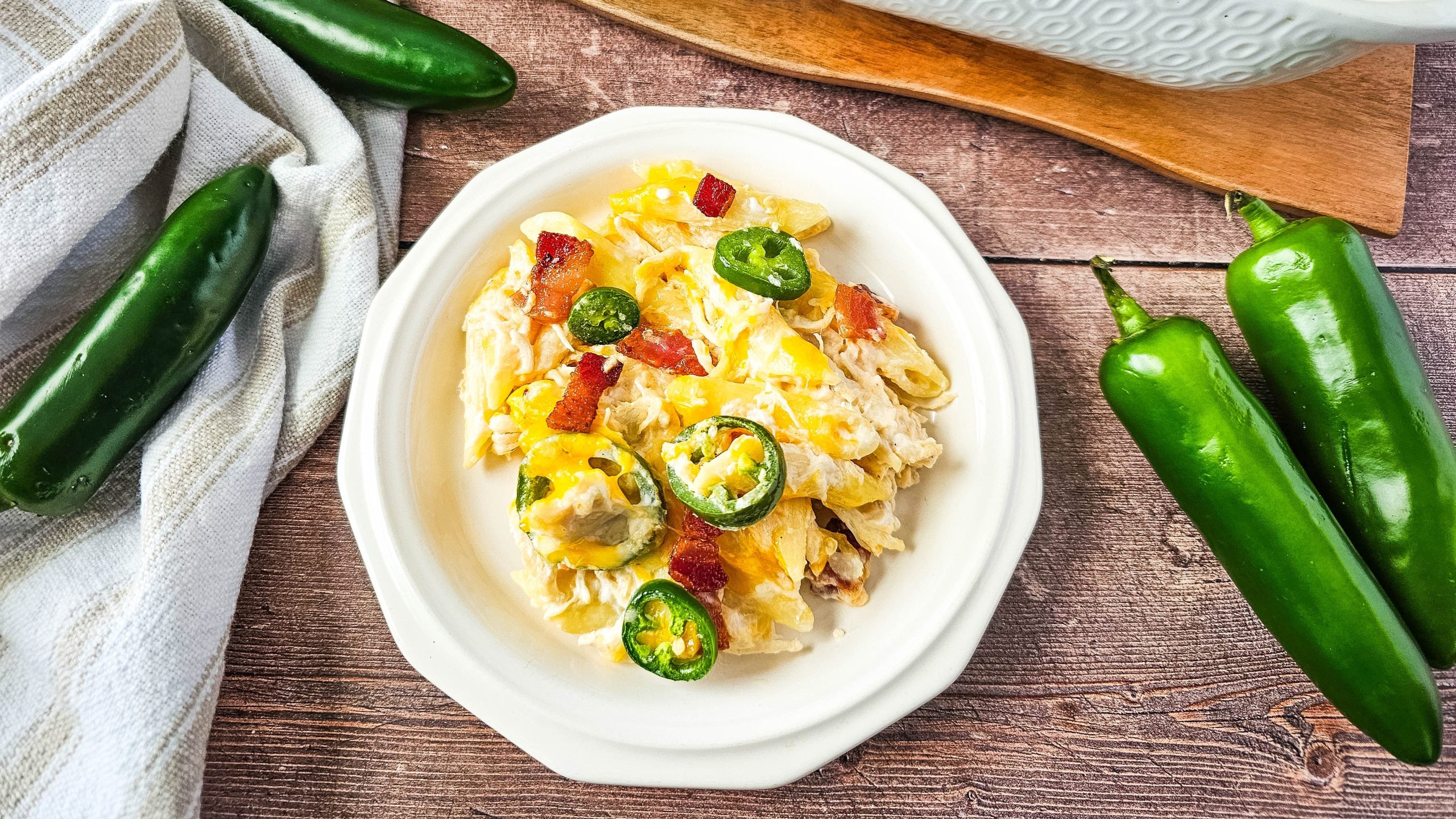 30 Cheap Dinner Ideas To Help Stretch Your Grocery Budget 6 Jalapeno Popper Chicken Casserole Set 4 4 edited scaled