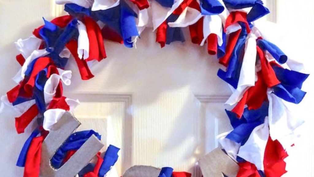 4th of July T-Shirt Wreath