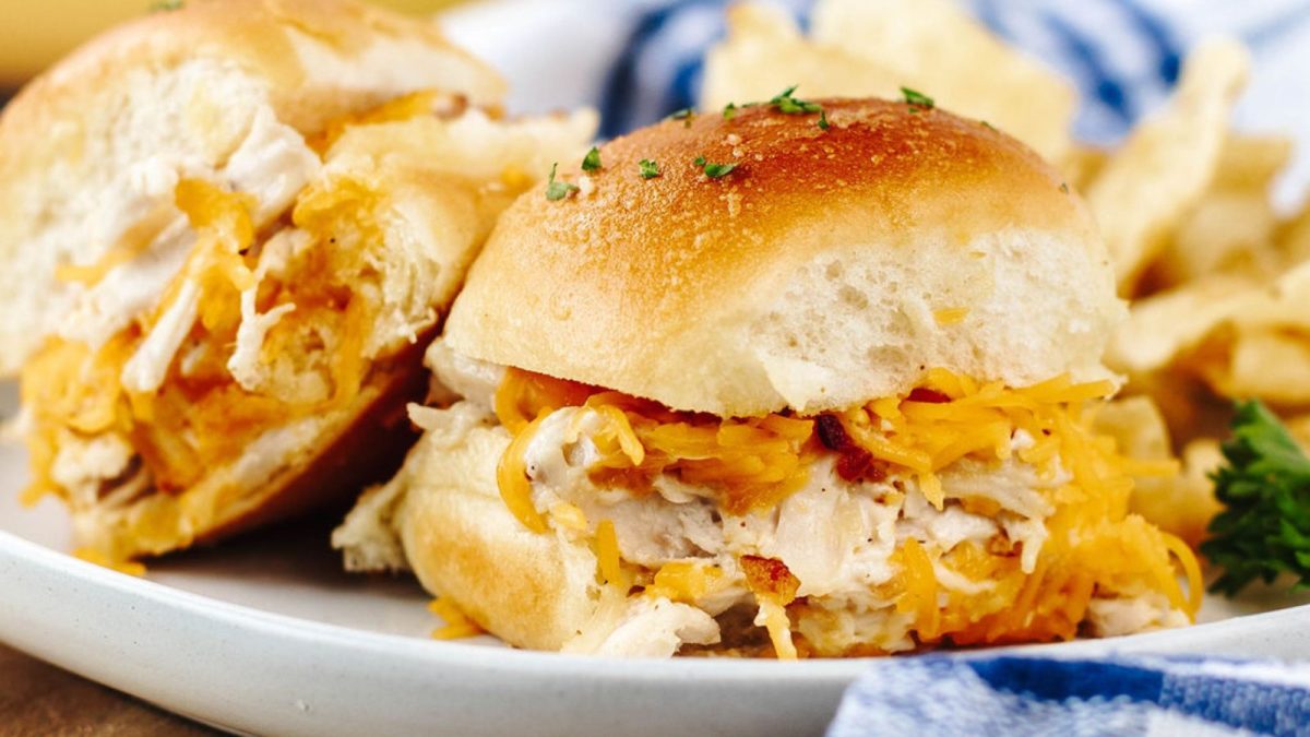 19 Crowd-Pleasing Slider Recipes Perfect for Game Day 3 Chicken Bacon Ranch Sliders