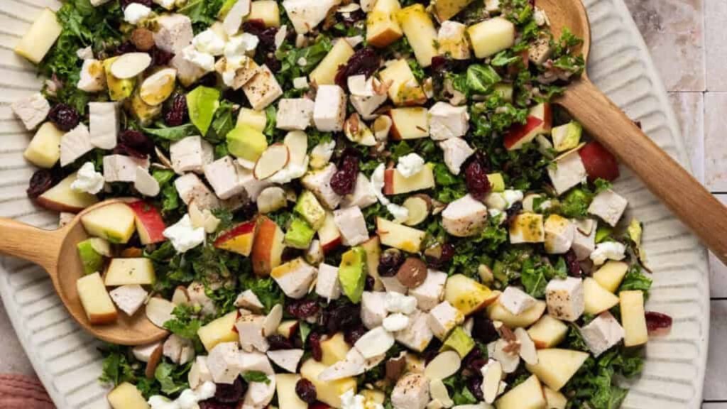 24 Winter Salads to Make You Forget It's Cold Outside 4 Chicken and Wild Rice Kale Salad