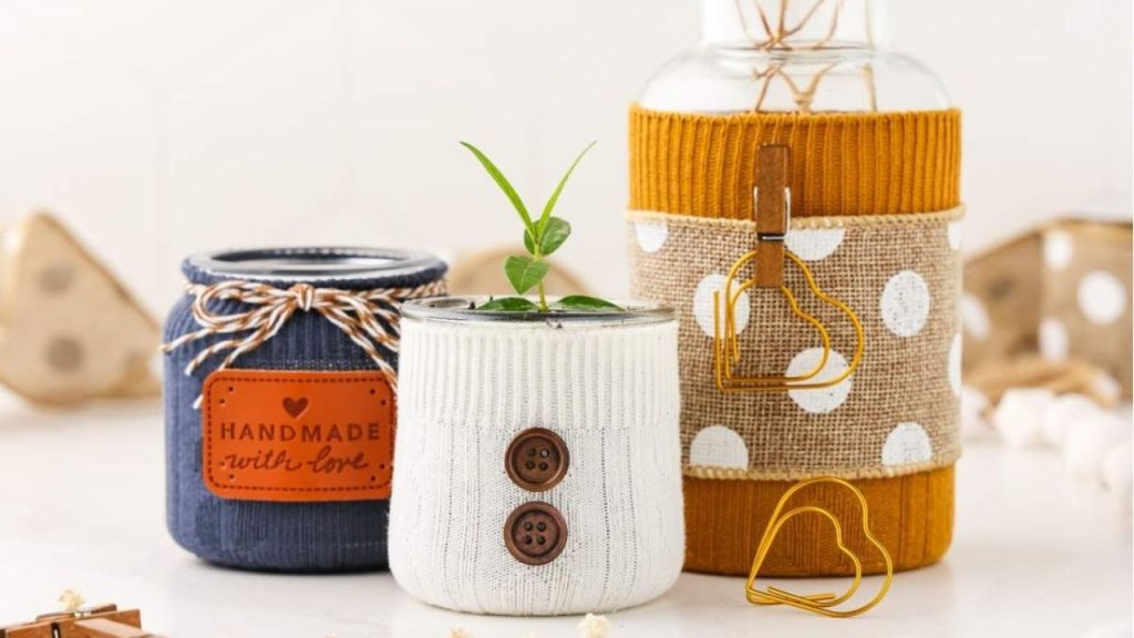 DIY Candle Sweater Cozy