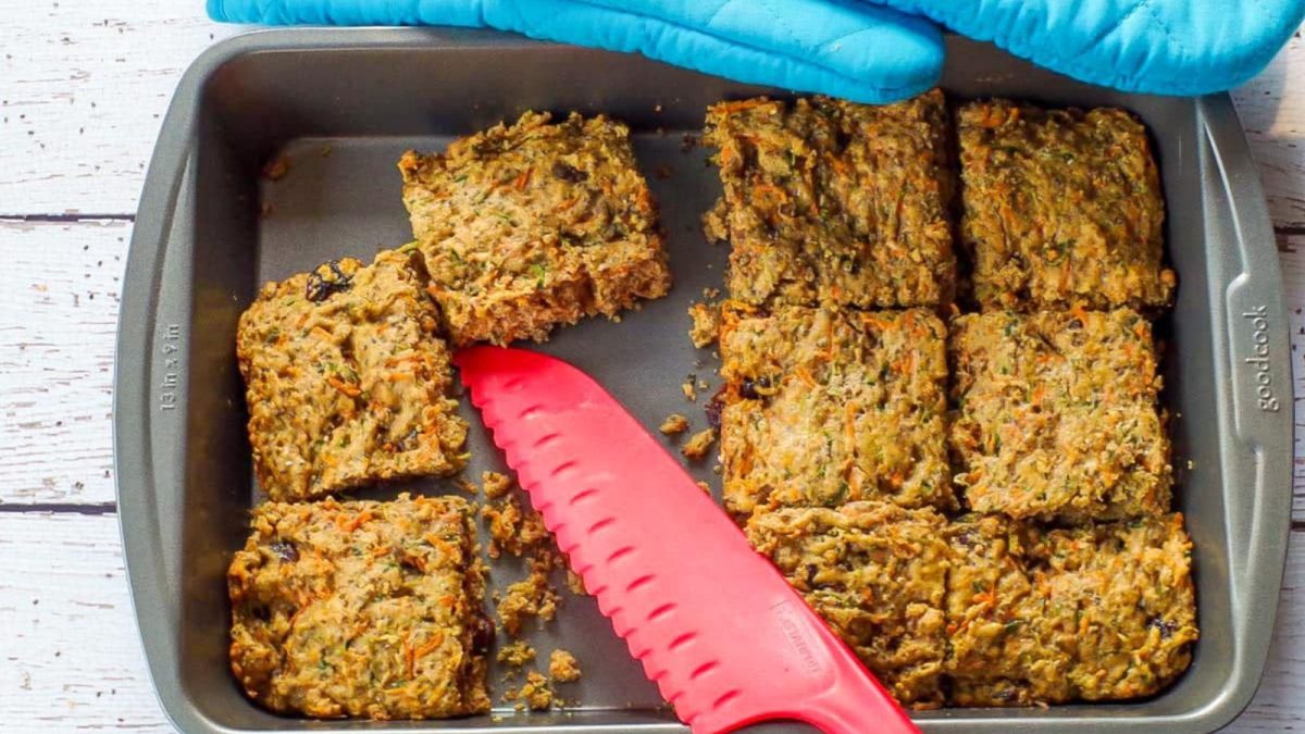 Healthy Zucchini Bars
