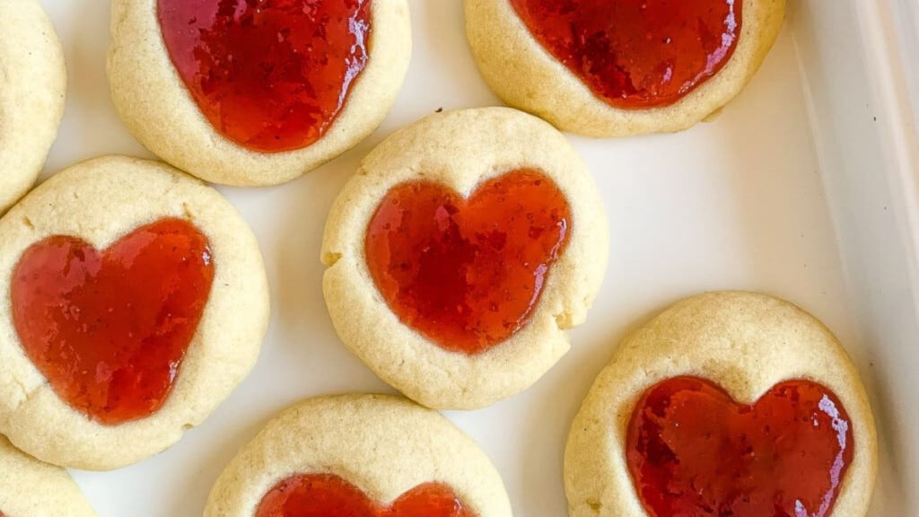 15 Dreamy Valentine's Day Cookie Recipes 10 Heart Jam Cookies