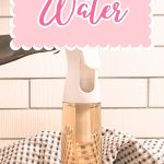 Homemade lavender water