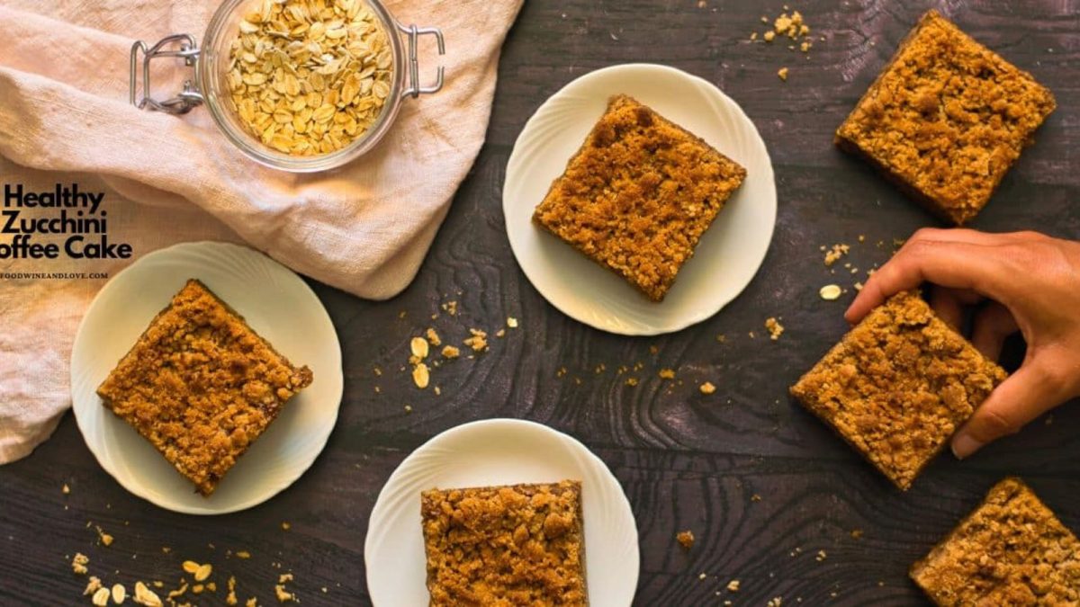 Mediterranean Diet Zucchini Coffee Cake
