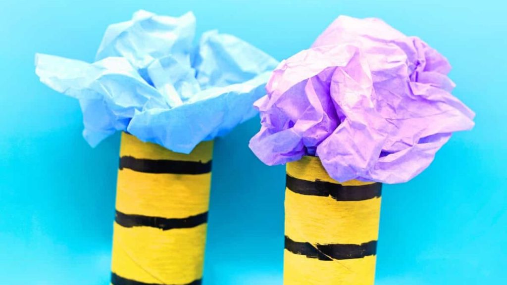 Truffula Tree Craft Toilet Paper Roll