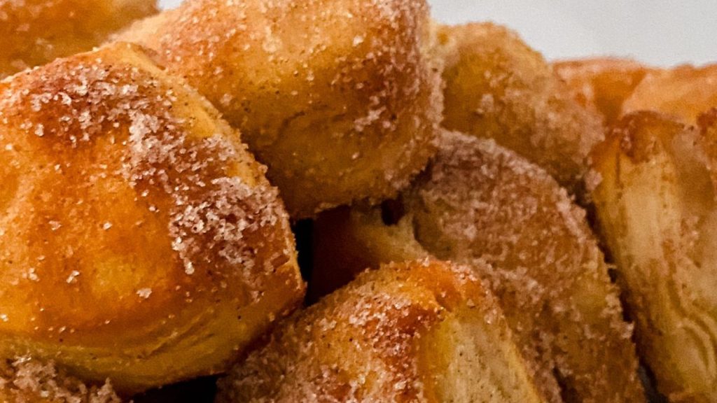 33 Air Fryer Breakfast Ideas That Make Mornings Easier 2 Cinnamon Sugar Biscuit Bites