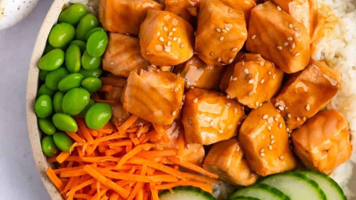 26 Salmon Recipes You Won’t Get Enough Of 6 Easy Air Fryer Teriyaki Salmon Bites