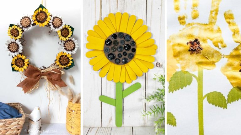 Bright and Beautiful Sunflower Crafts to Light Up Your Day