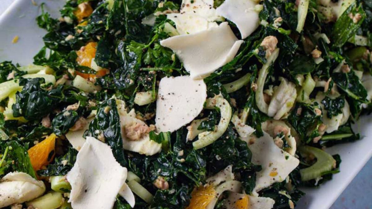 26 Salmon Recipes You Won’t Get Enough Of 14 kale salmon salad