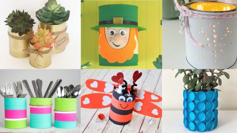 10 Empty Tin Can Crafts for a Fun Afternoon with Kids