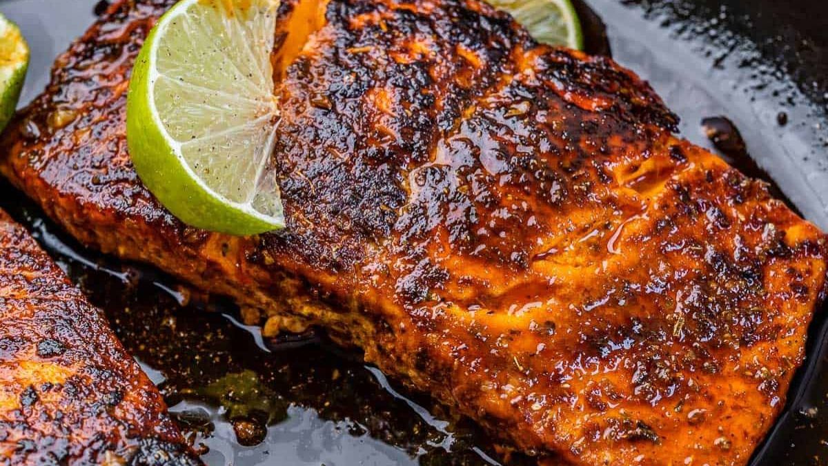 24 Dinner Recipes to Make in Grandma's Favorite Cast Iron Skillet 18 Blackened Salmon by Healthy Fitness Meals