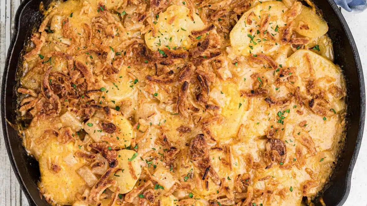 24 Dinner Recipes to Make in Grandma's Favorite Cast Iron Skillet 13 Cast Iron Hobo Casserole by The Cagle Diaries