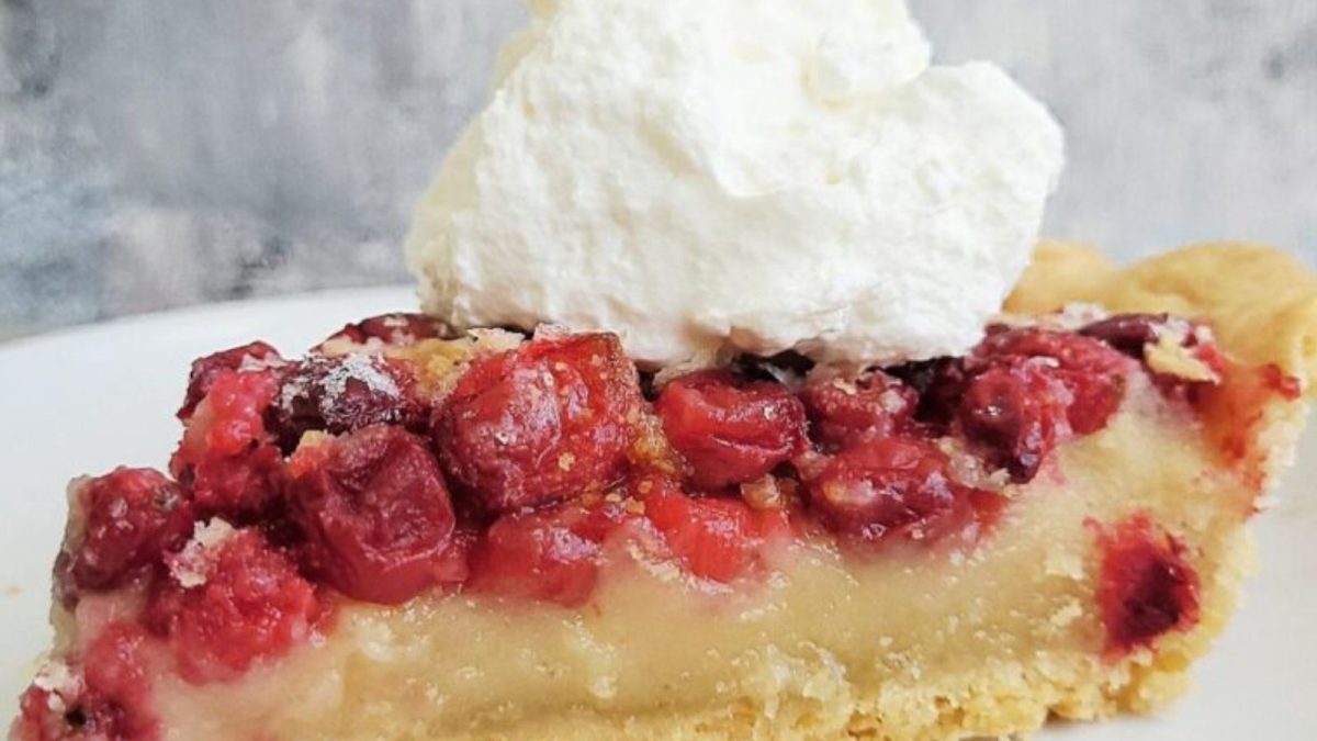 21 Homemade Pies So Good Everyone Will Practically Beg for Seconds 19 Cranberry Custard Pie