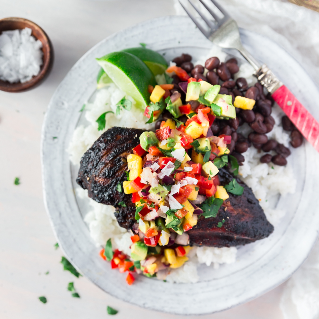 14 Jamaican Dishes My Grandma Always Made 12 Jerk Chicken And Mango Avocado Salsa