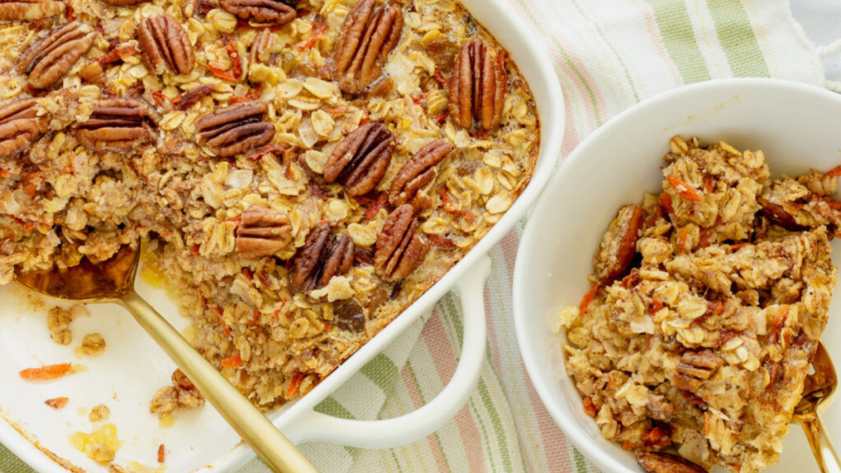 23 Breakfast Casseroles That Make Mornings Easier 26 Carrot Cake Baked Oatmeal