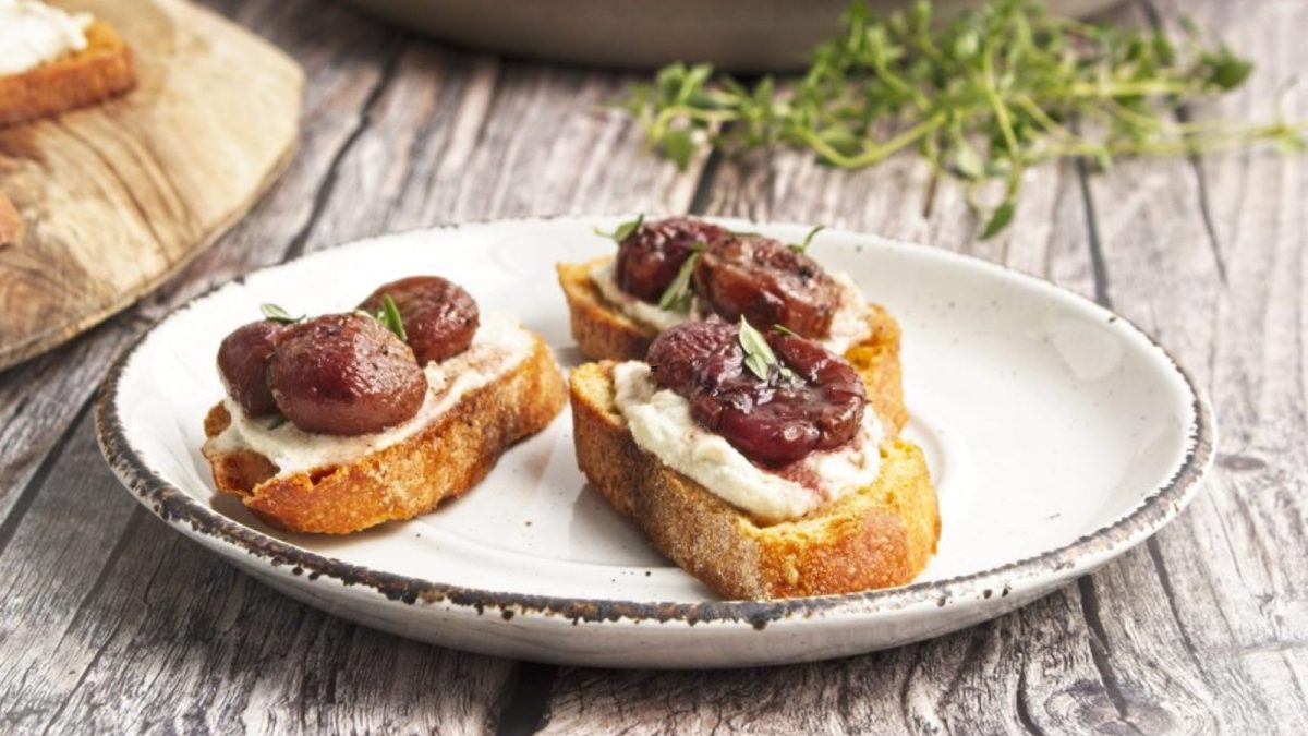 14 Jamaican Dishes My Grandma Always Made 16 roasted grape crostini