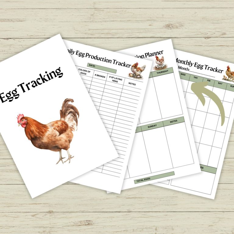 Chicken Record Keeping Planner: A 45-Page All-in-One Tool To Organize ...