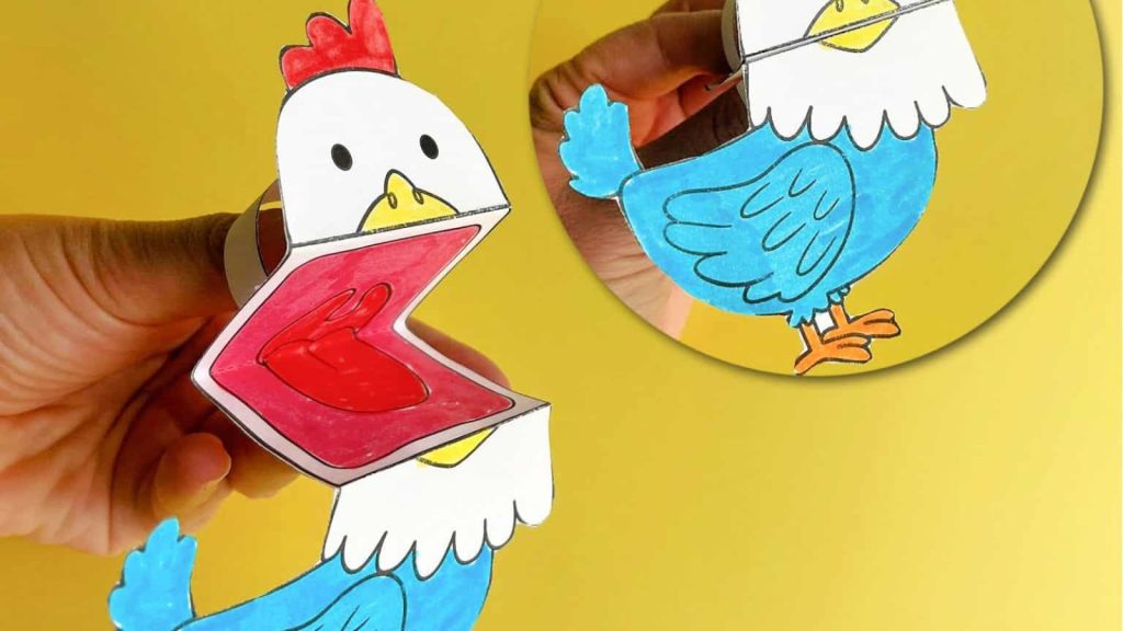 14 Fun Chicken Crafts to Make With Kids 7 Animal Finger Puppets Printable