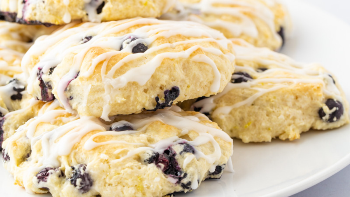 20 Simple Recipes That Start With a Box of Bisquick 1 Bisquick Blueberry Lemon Scones