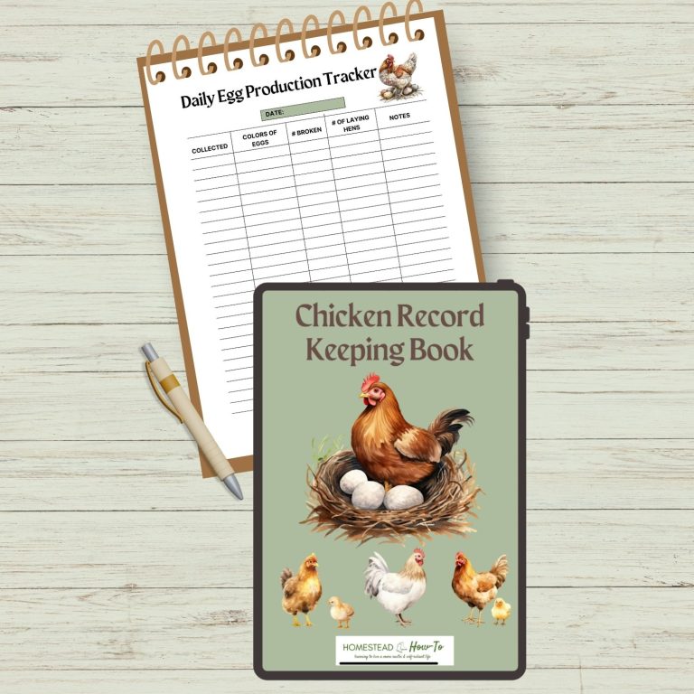 Chicken Record Keeping Planner: A 45-Page All-in-One Tool to Organize Your Coop