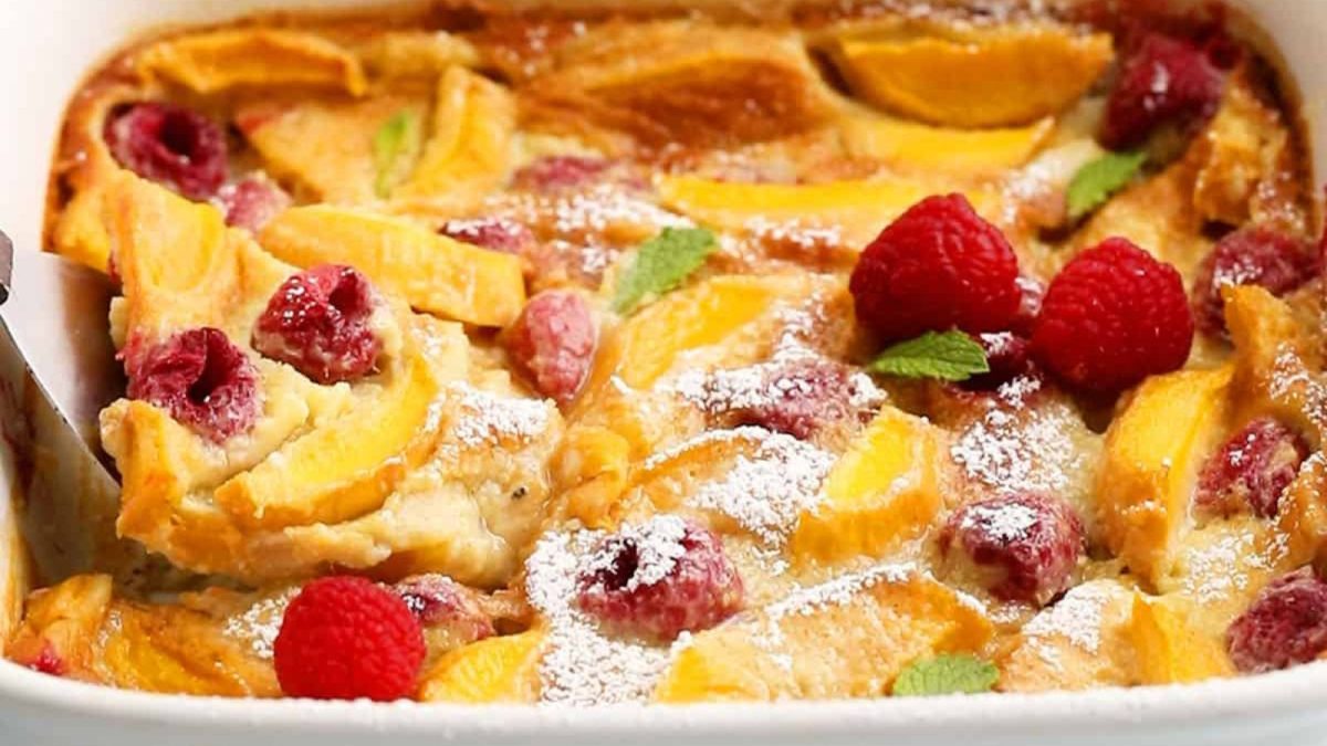 22 Raspberry Desserts That Are Bursting with Flavor 18 Mango and Raspberry Clafoutis
