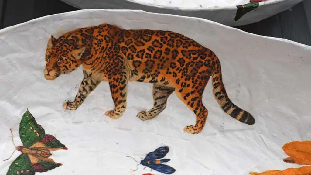 Paper Mache Bowl With Decoupage