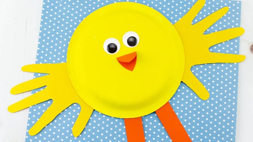 14 Fun Chicken Crafts to Make With Kids 5 Paper Plate Chick Craft