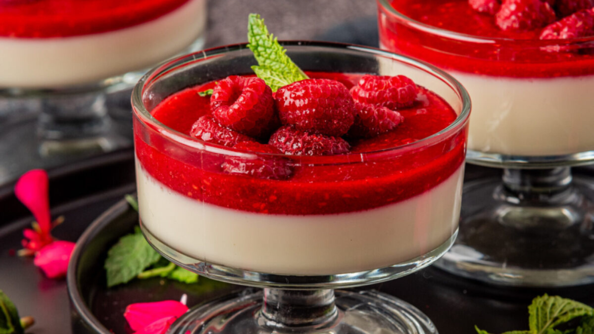 22 Raspberry Desserts That Are Bursting with Flavor 20 Raspberry Panna Cotta